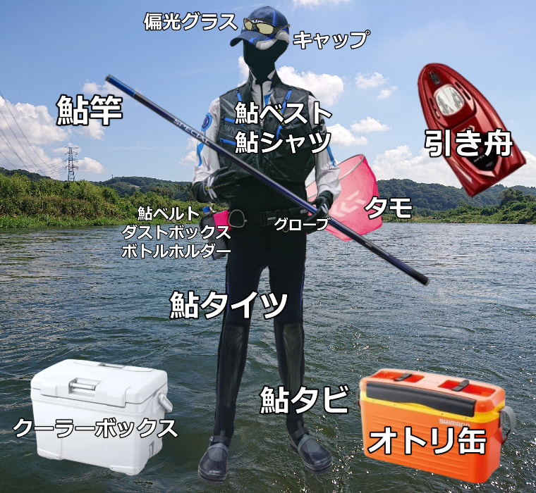 鮎釣り セット 初心者向け