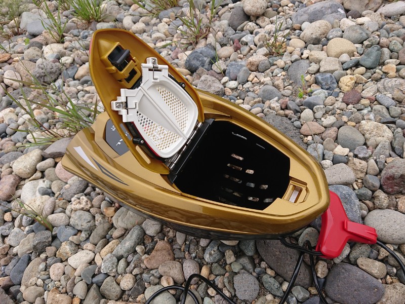 引き舟のフタを開けた画像