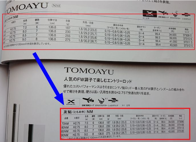 シマノ2021鮎・渓流カタログ