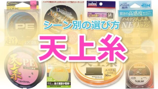 天上糸 にもこだわろう シーン別選び方4つのポイント 鮎釣りhack